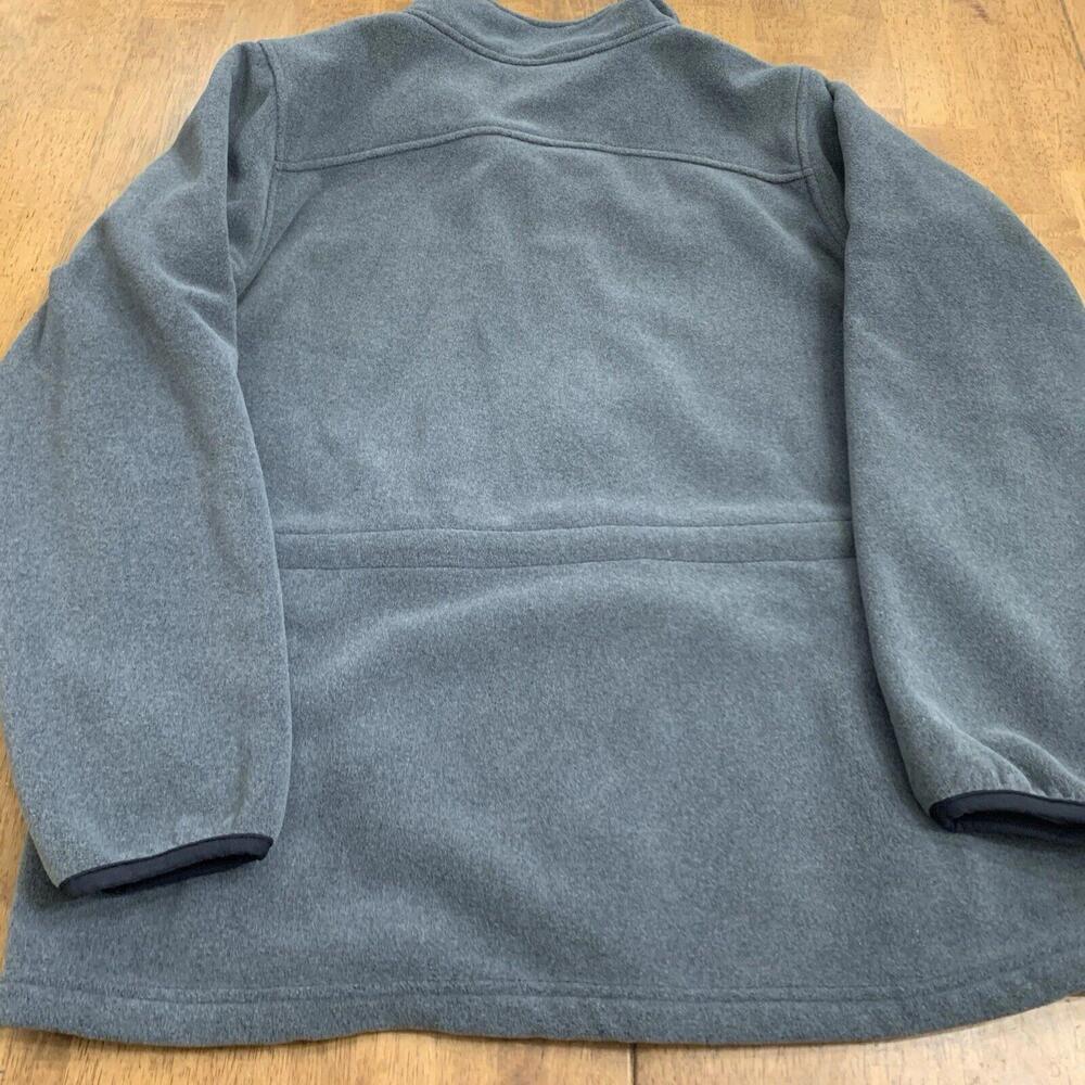 LL Bean Jacket Womens Medium Gray Sweater Fleece Full Zip Pockets Outdoo… - Picture 7 of 8